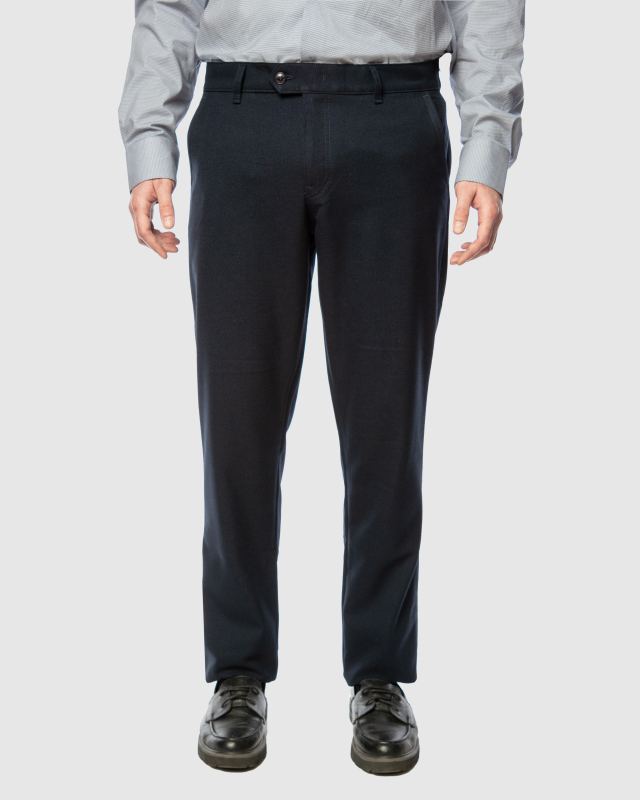 Синие брюки Трамаросса без стрелок